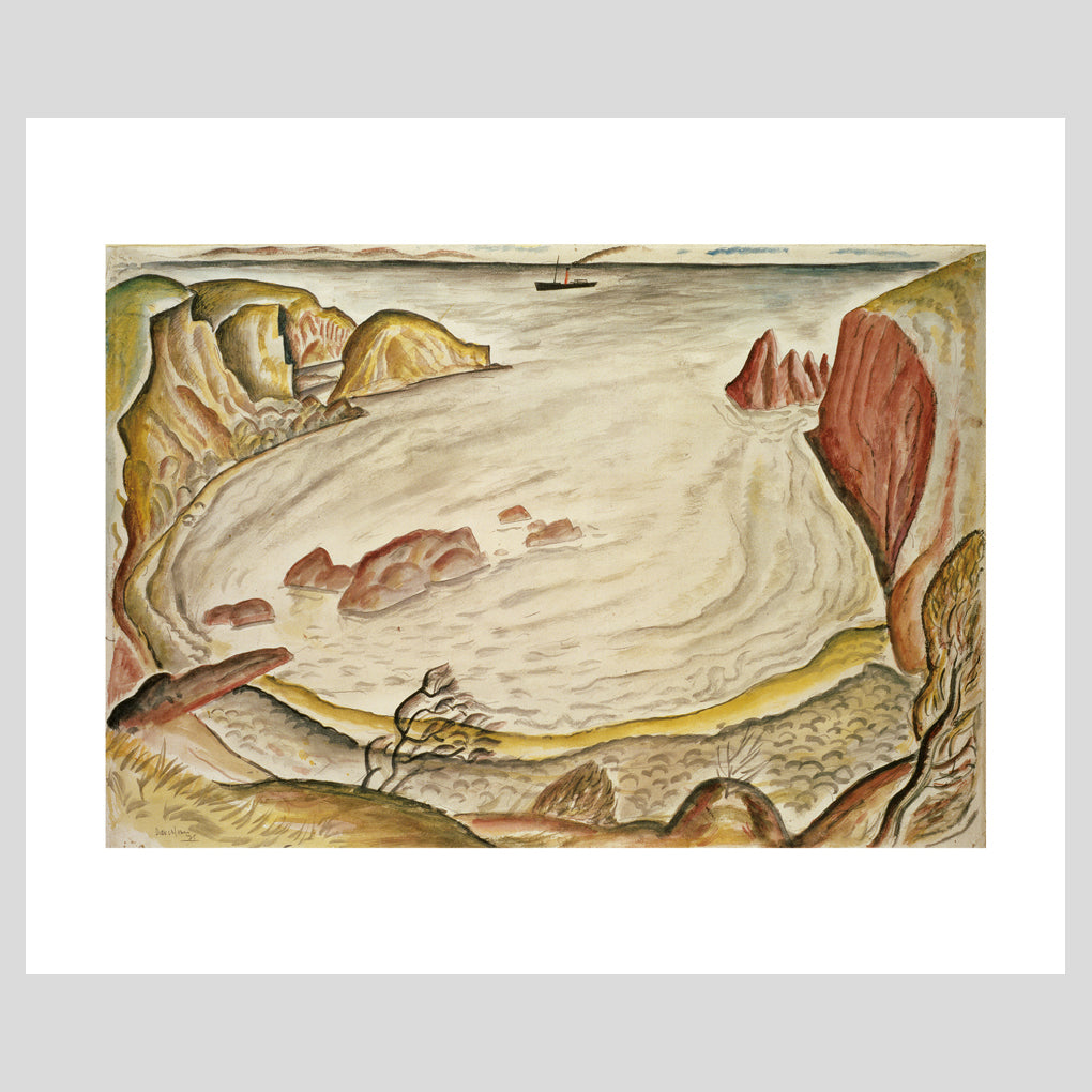 Art Angels Publishing David Jones A Ship off Ynys Byr Greetings Card (DJ1944) 1