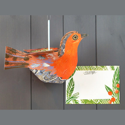 Art Angels Publishing Mark Hearld Hanging Robin Greetings Card 1