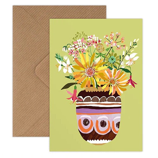 Brie Harrison Wildflowers Greetings Card