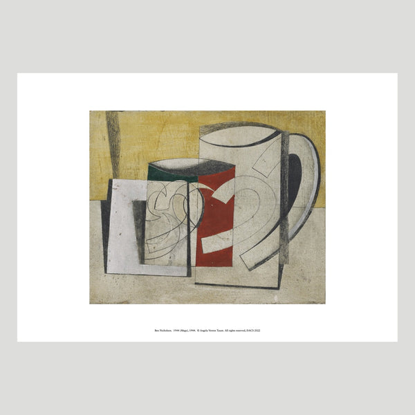 Ben Nicholson 1944 (Mugs) Unframed Mini Print Kettle's Yard