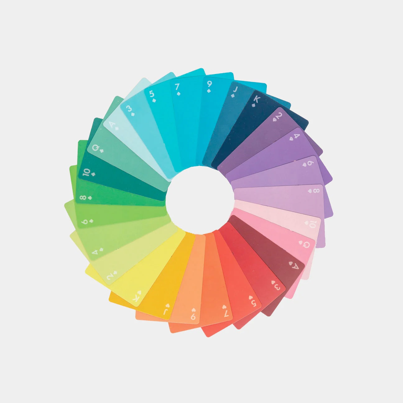 Block Design Gradient Playing Cards