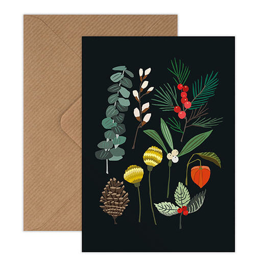 Brie Harrison Brie Harrison Winter Foliage Greetings Cards 1