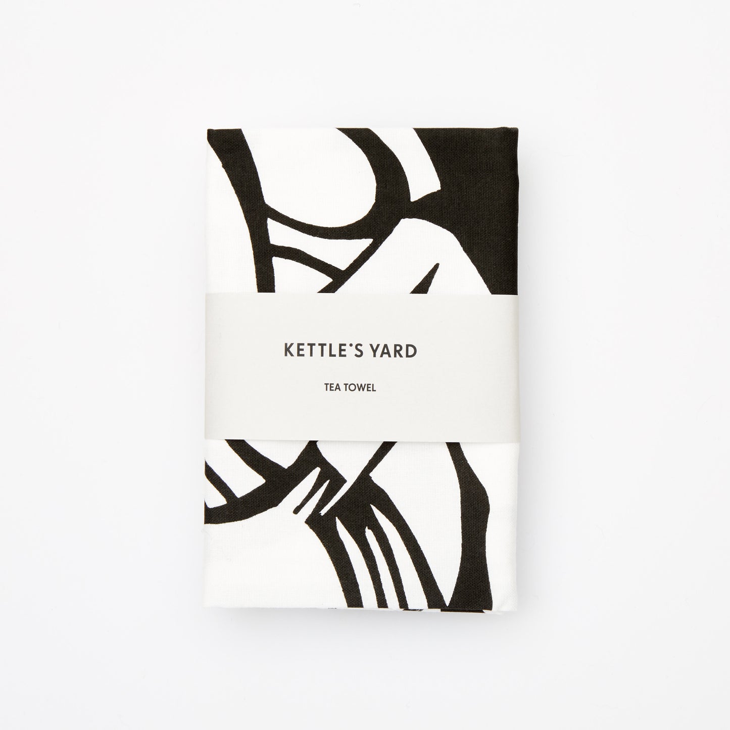 Countryside Art Kettle's Yard 'Wrestlers' Vintage Poster Tea towel 2