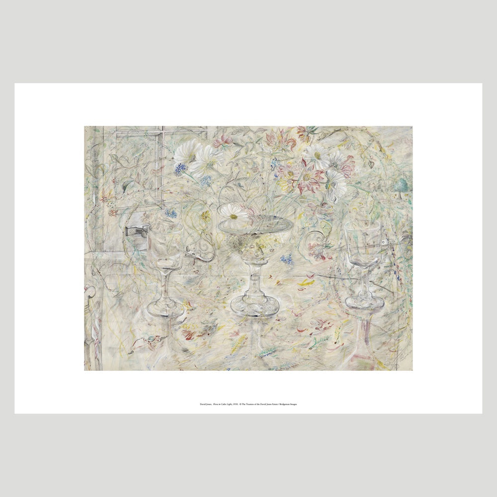 David Jones Flora in Calix Light A2 Unframed Print