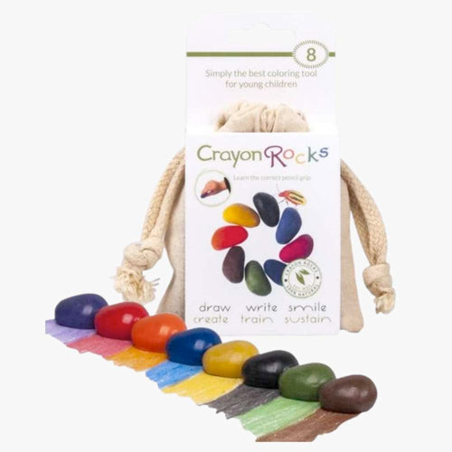 Dynamic Distribution Crayon Rocks Natural Wax Crayons 8 Piece Bag 1