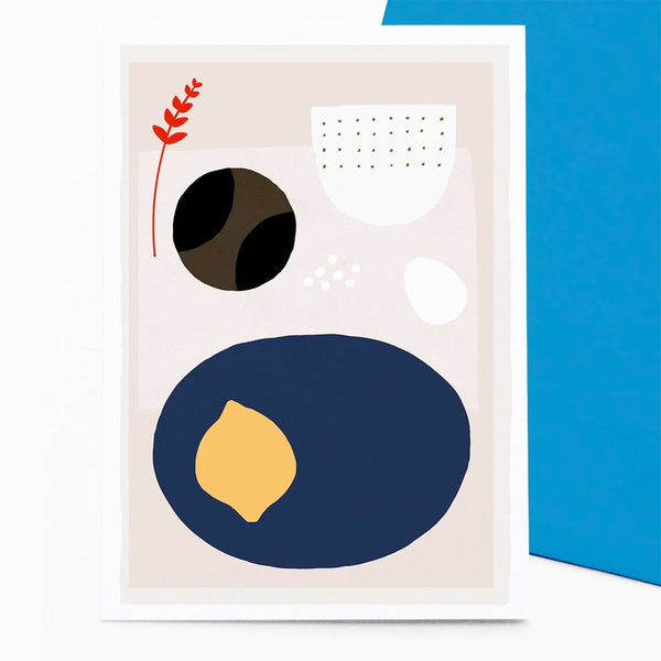 Francesca Iannaconne 'Lemon' Greetings Card Kettle's Yard