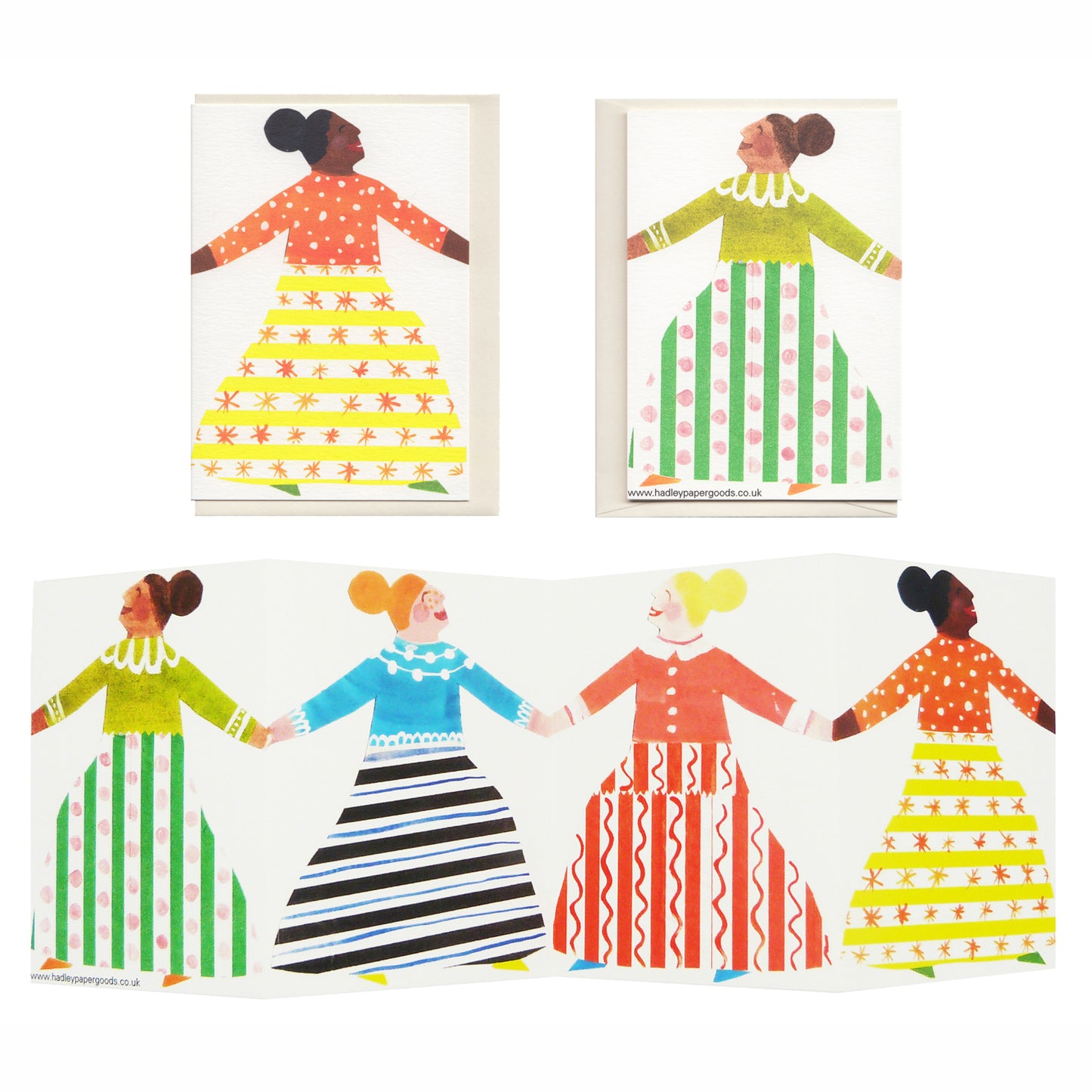 Hadley Paper Goods Hadley Dancers Greetings Card 1