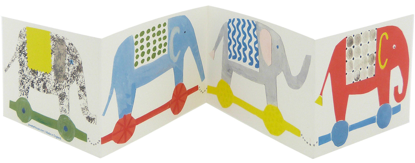 Hadley Paper Goods Hadley Elephants Greetings Card 2