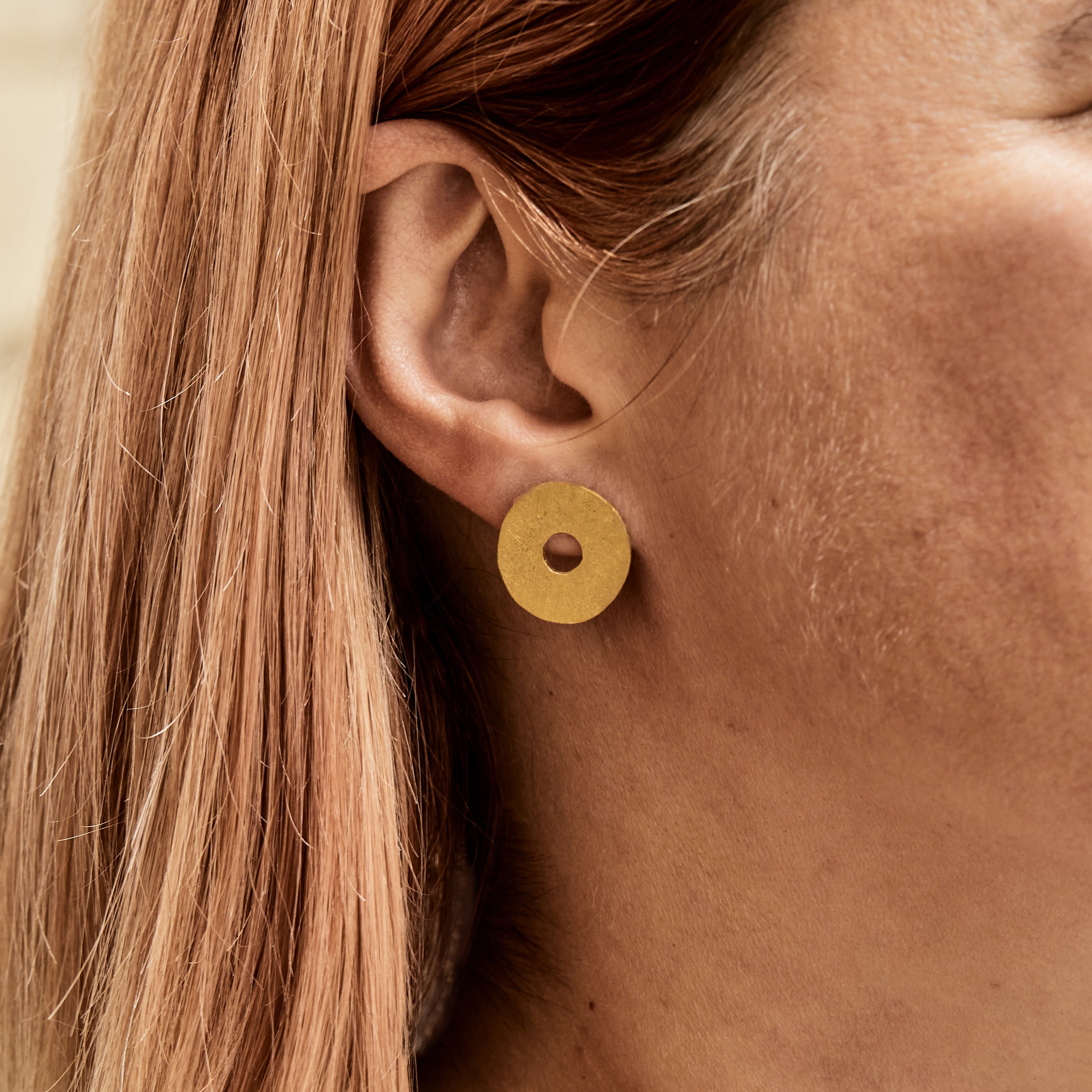 Just Trade for Kettle's Yard Wide Disc Stud Earrings – Kettle's