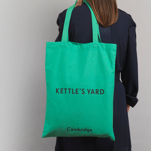 Kettle's Yard Green Logo Tote Bag