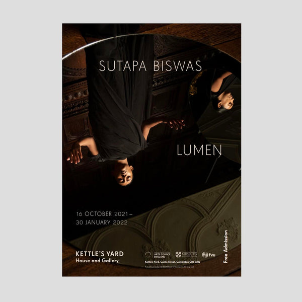 Sutapa Biswas LUMEN A3 Exhibition Poster Kettle's Yard