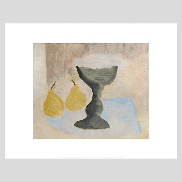 Ben Nicholson 1924 Goblet and Two Pears Unframed Mini Print Kettle's Yard