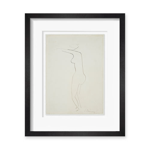 King and McGaw Constantin Brancusi Nude Framed Print 1