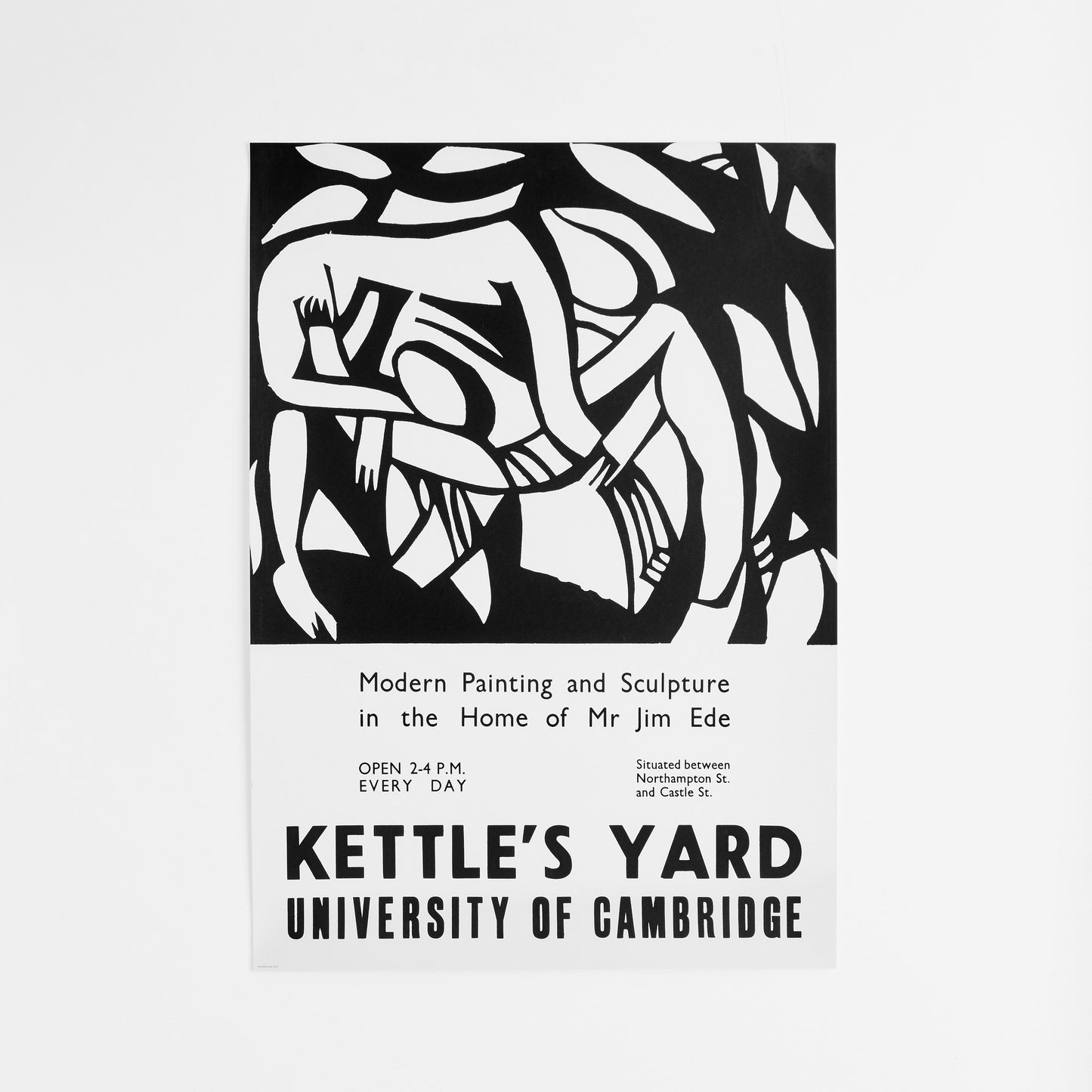 King and McGaw Kettle's Yard 'Wrestlers' Reproduction Vintage Poster 1