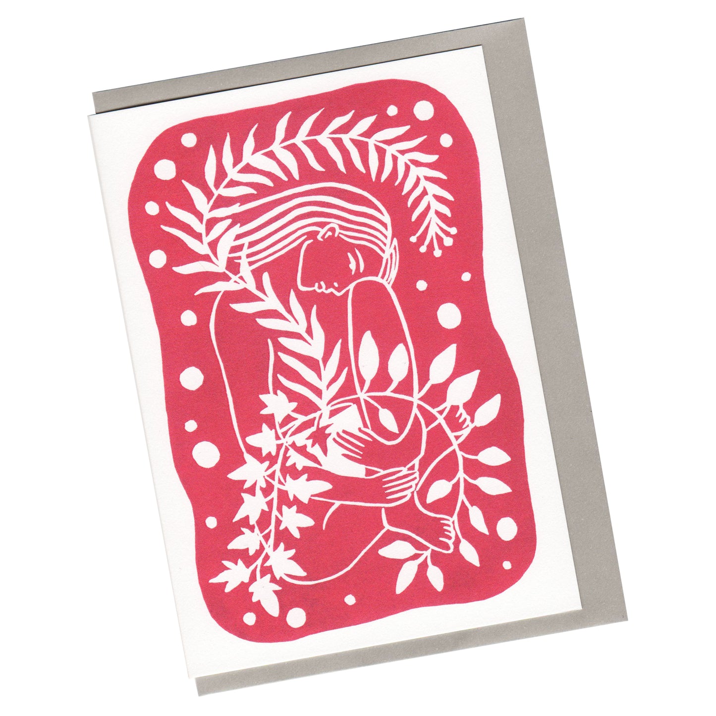 Little Enn Plant Hug Greetings Card