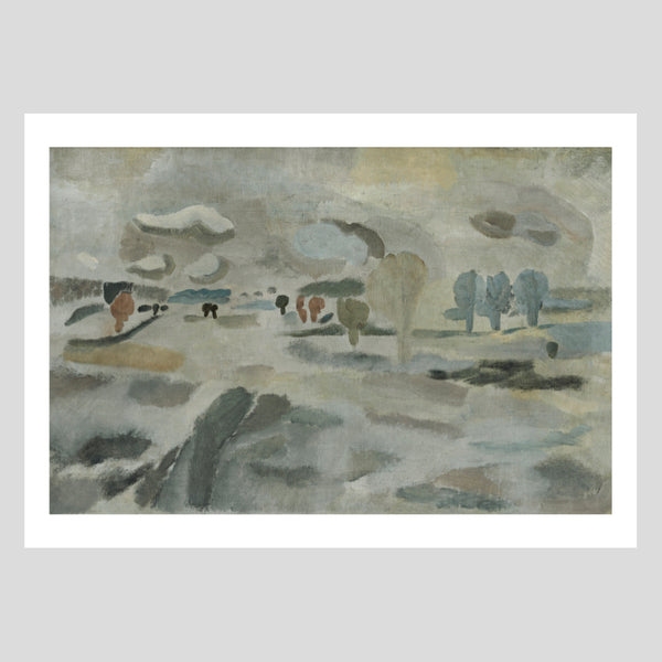 Ben Nicholson 1927 (snowscape) Greetings Card Pack of 8 Kettle's Yard