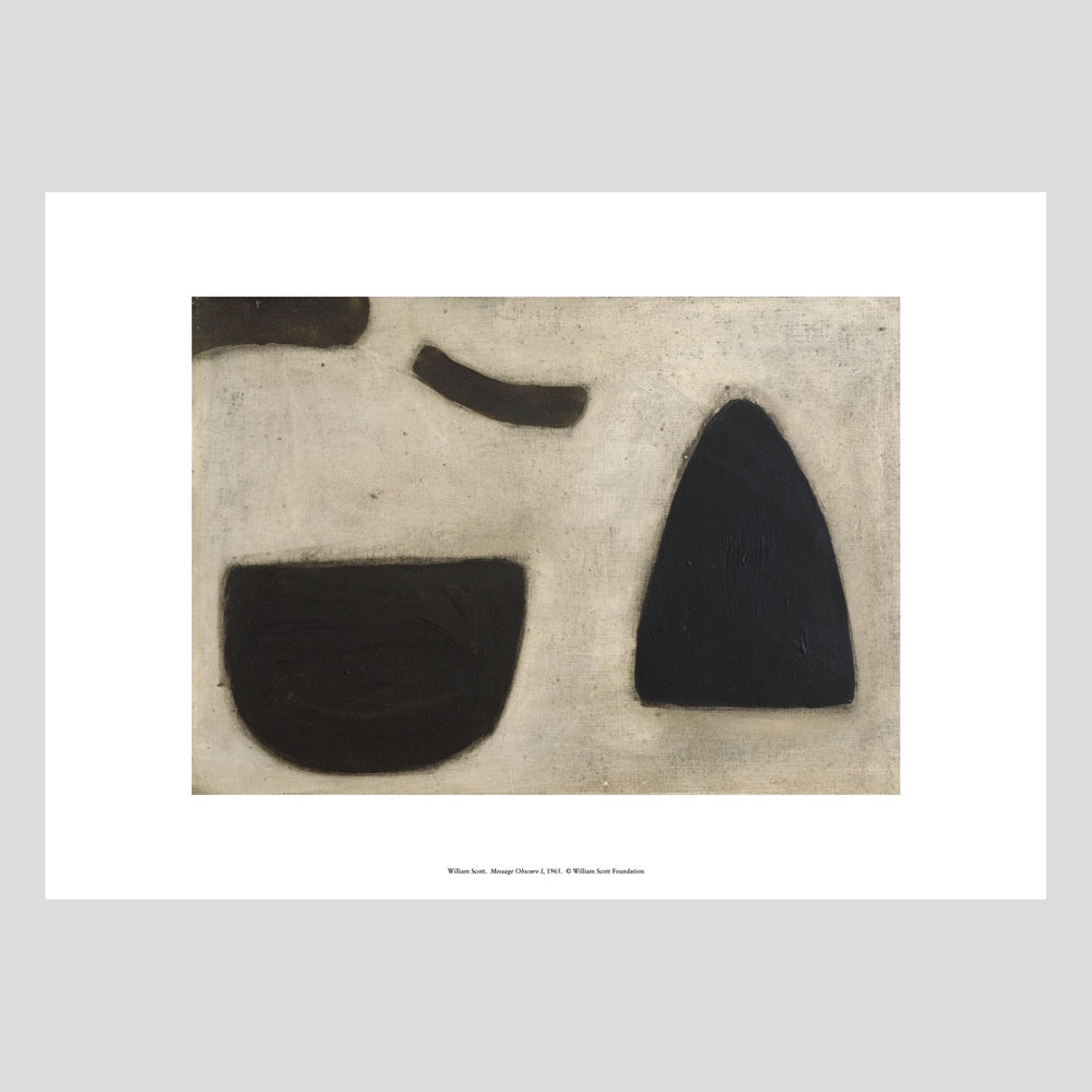 William Scott Message Obscure I Unframed Print