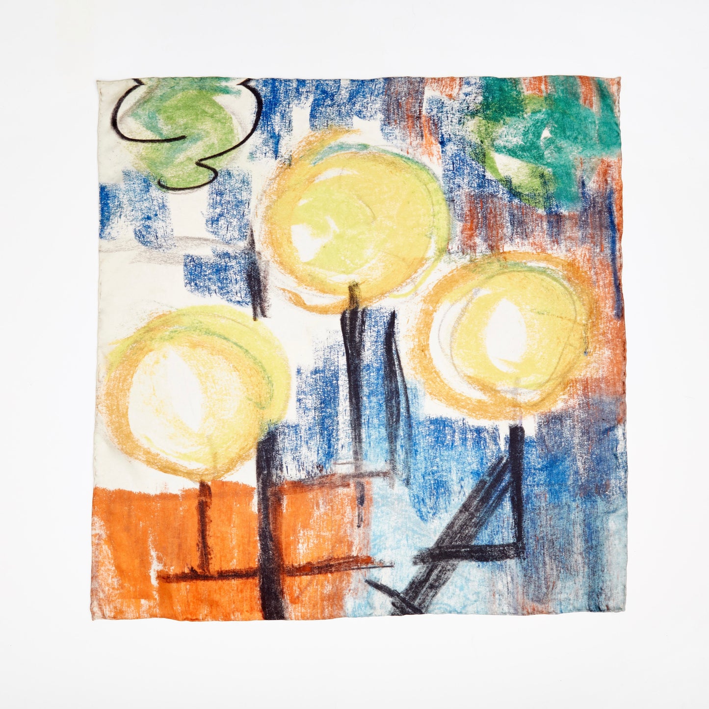 Gaudier-Brzeska Abstract Design Silk Scarf