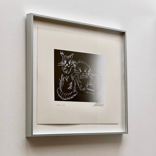 Ai Weiwei, Cats (Silver Edition) Limited Edition Unframed Print