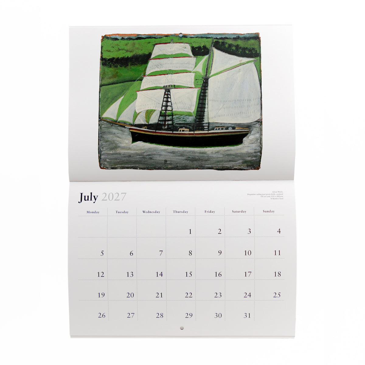 Alfred Wallis 2027 Wall Calendar