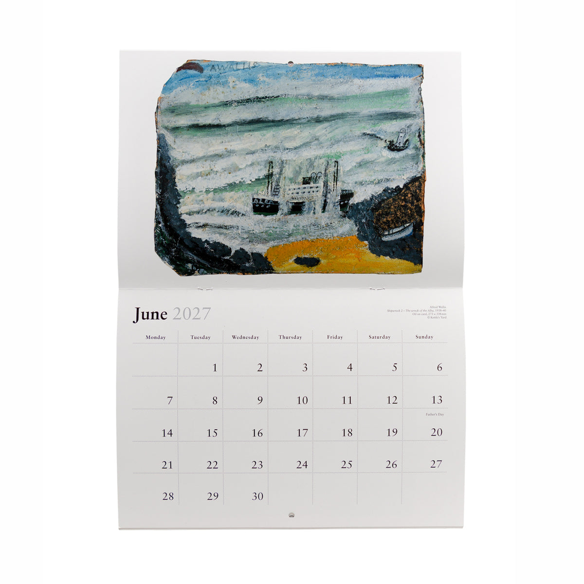 Alfred Wallis 2027 Wall Calendar