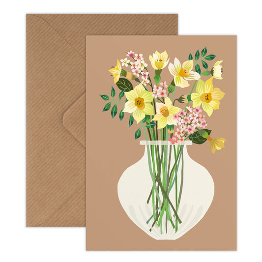 Brie Harrison for Kettle's Yard Glass Vase Greetings Card