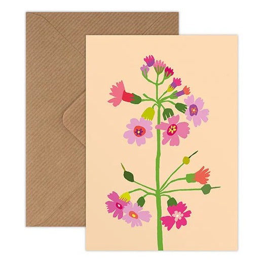 Brie Harrison Hosta Mini Greetings Card