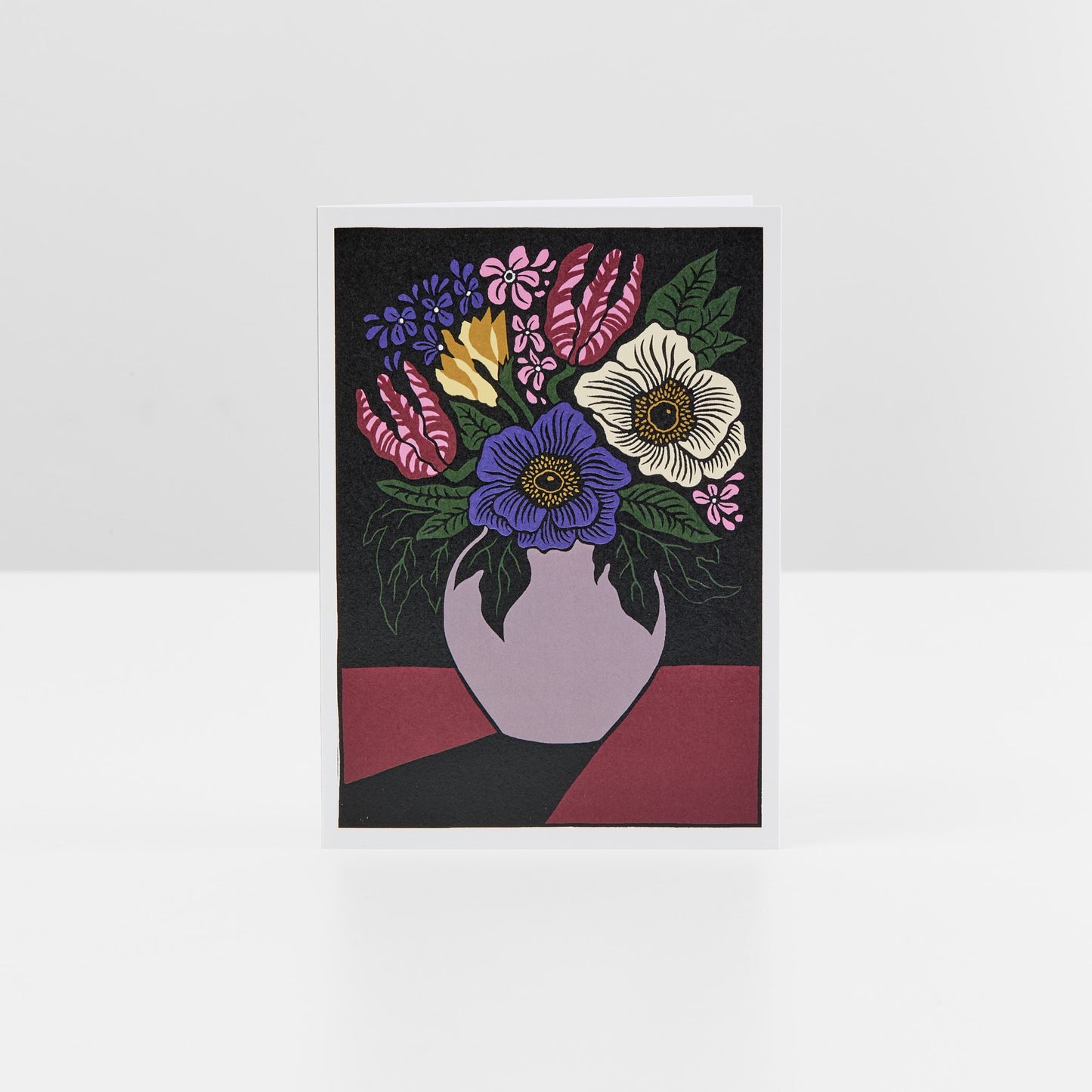 Little Enn x Kettle's Yard Anemone Vase Greetings Card