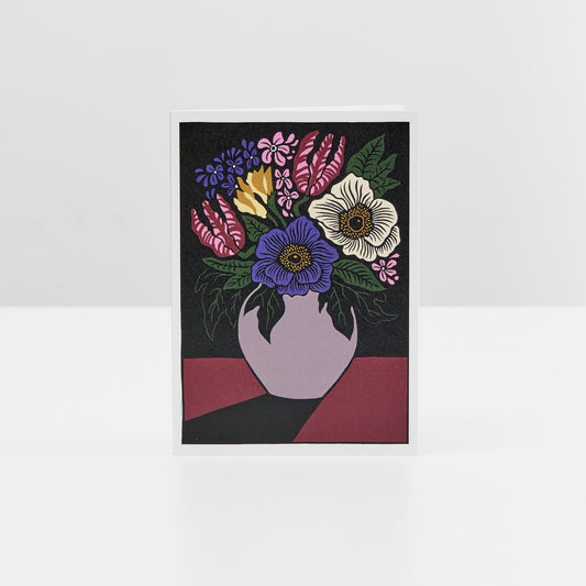 Little Enn x Kettle's Yard Anemone Vase Greetings Card