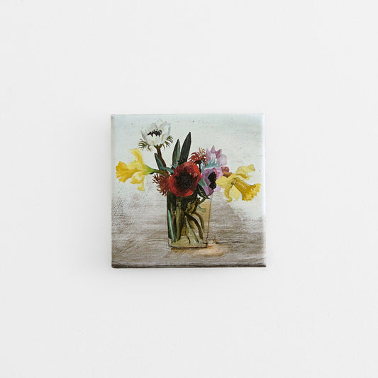 Christopher Wood Flowers Fridge Magnet