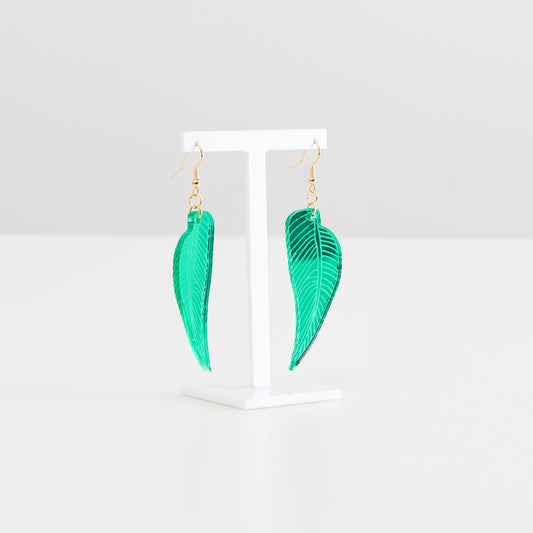 Rowan Made This Way Single Leaf Earrings