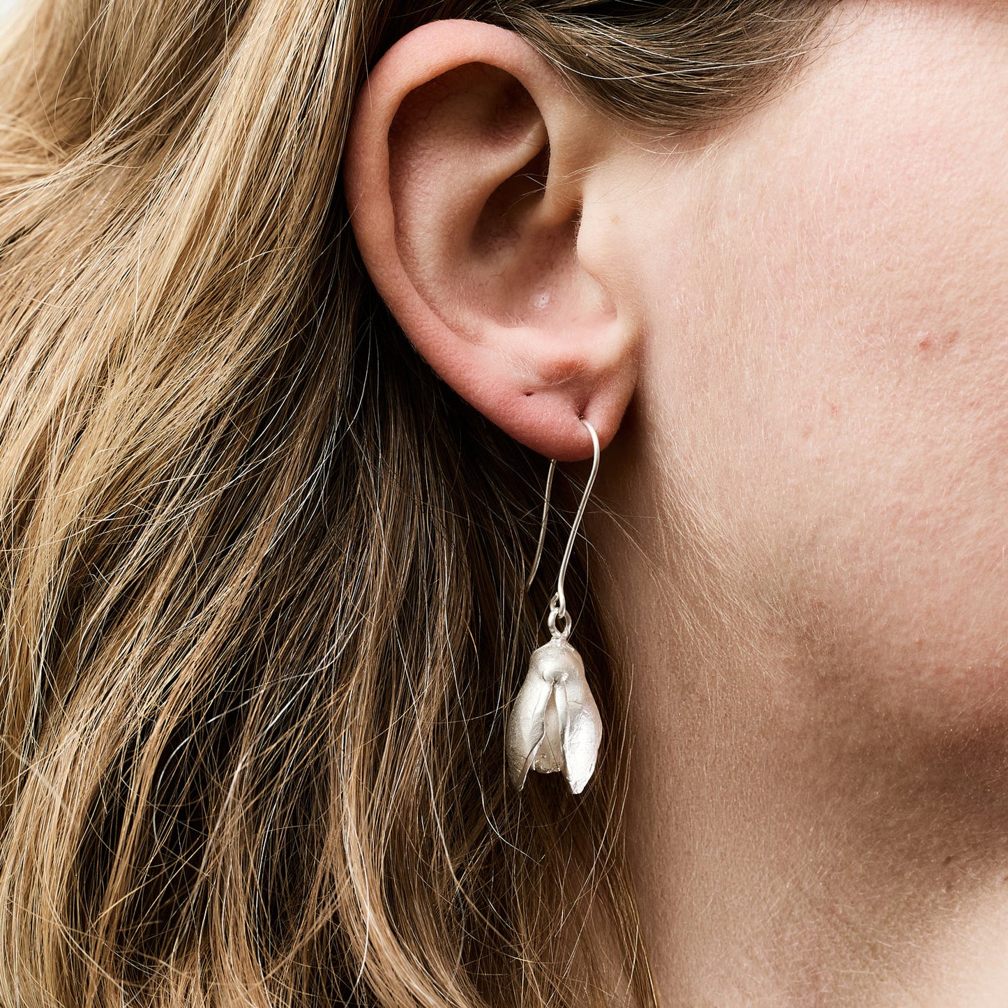Rowan Made This Way Sterling Silver Snowdrop Earrings