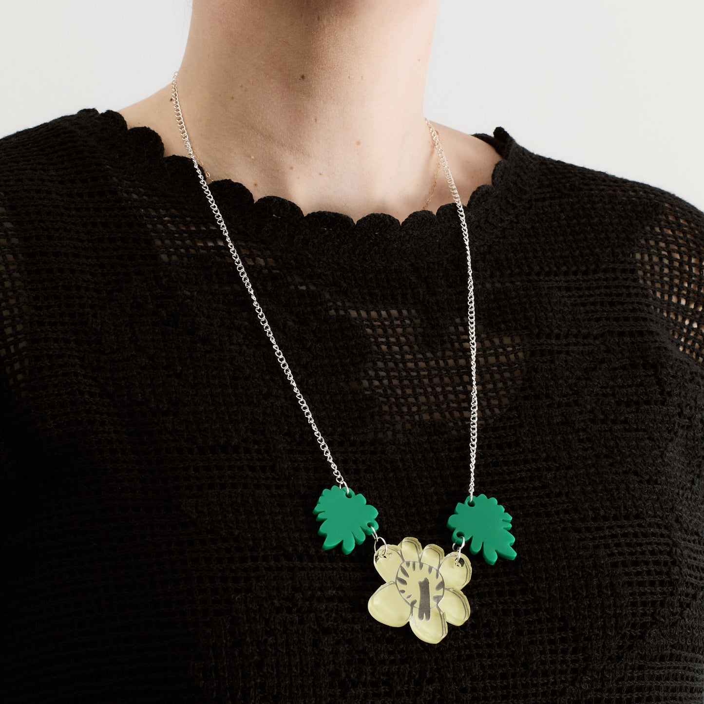 Rowan Made This Way Statement Flower Necklace
