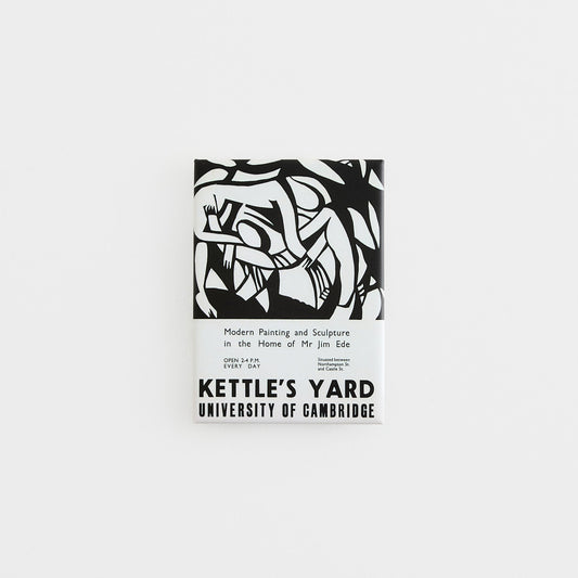 Kettle's Yard 'Wrestlers' Vintage Poster Large Fridge Magnet