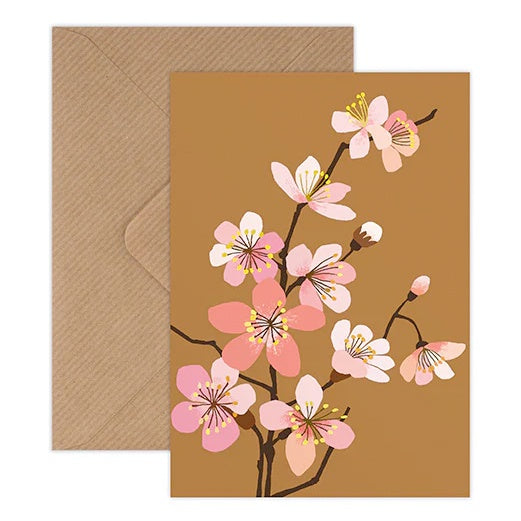 Brie Harrison Blossom Mini Greetings Card