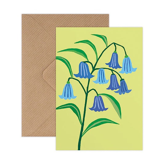 Brie Harrison Bluebells Mini Greetings Card