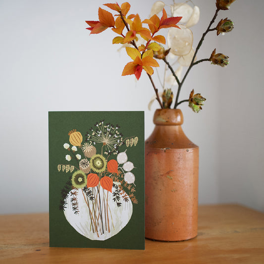 Brie Harrison for Kettle's Yard Sabrina's Dried Flowers Greetings Card