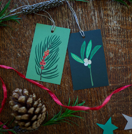 Brie Harrison Winter Foliage Gift Tags