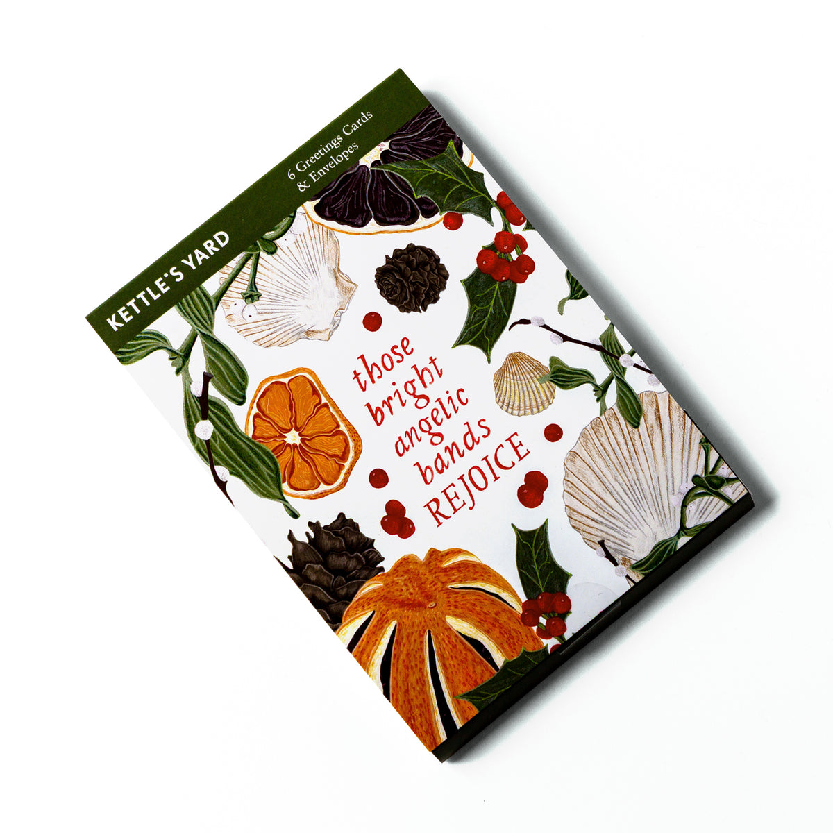Those bright angelic bands rejoice Pack of 6 Christmas Cards