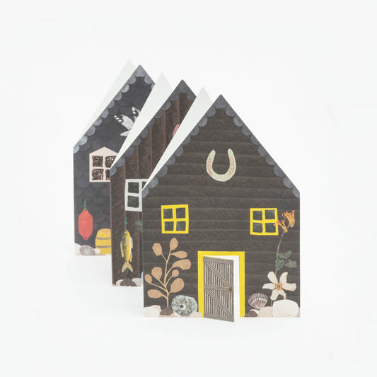 Hadley Fisherman's Huts Concertina Greetings Card