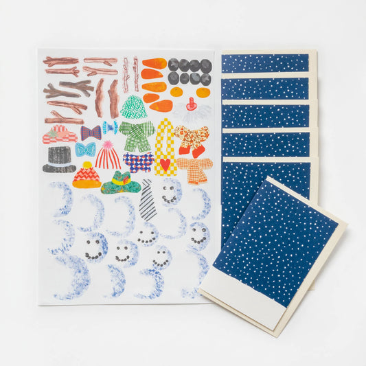 Hadley 'Make Your Own Christmas Cards' Snowman Set