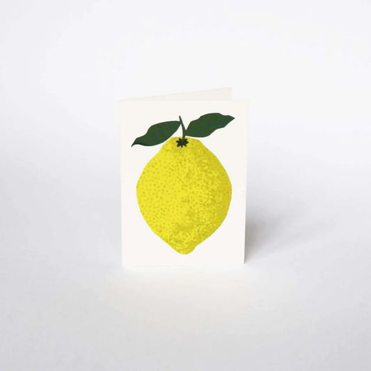 Hadley Little Lemon Mini Greetings Card