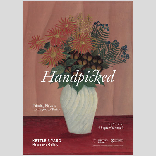 Handpicked: Painting Flowers from 1900 to Today A3 Exhibition Poster