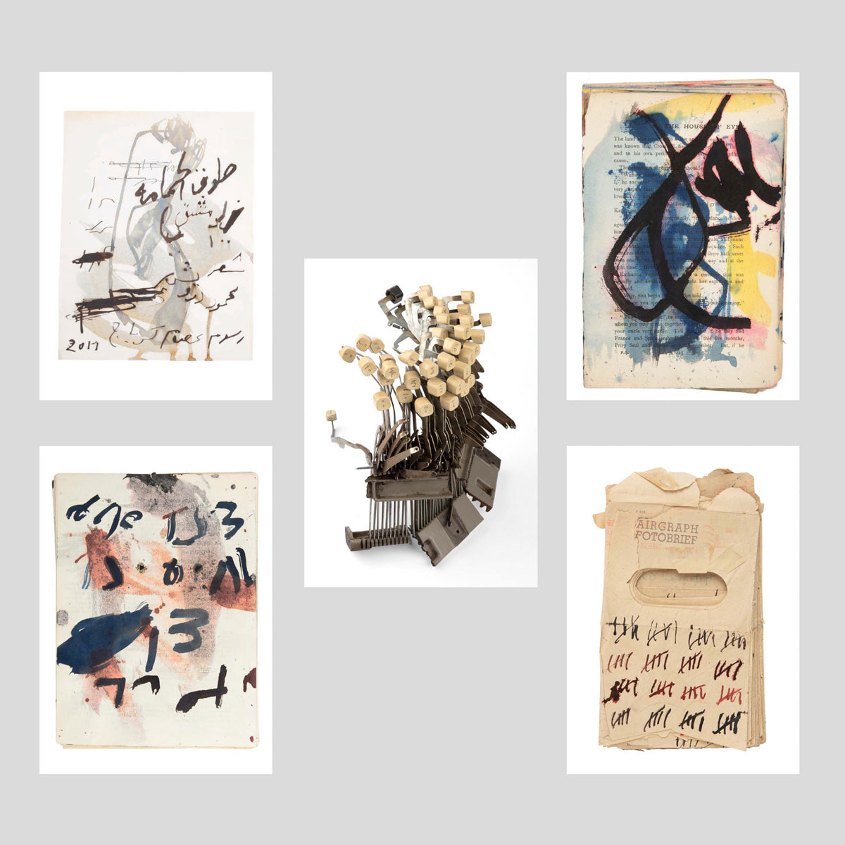 Issam Kourbaj: Urgent Archive Pack of 13 Postcards