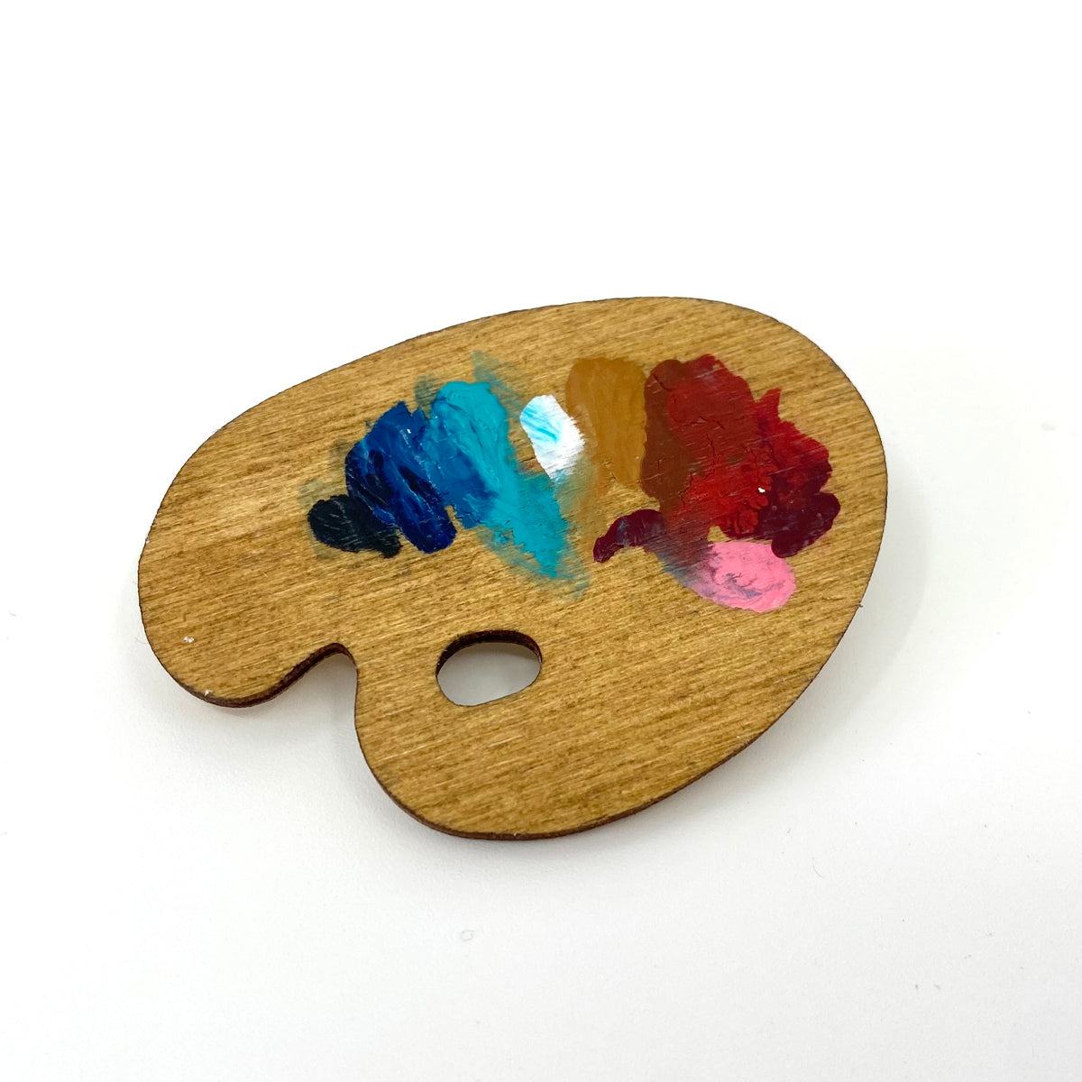 Kate Rowland x Kettle's Yard Paint Palette Brooch