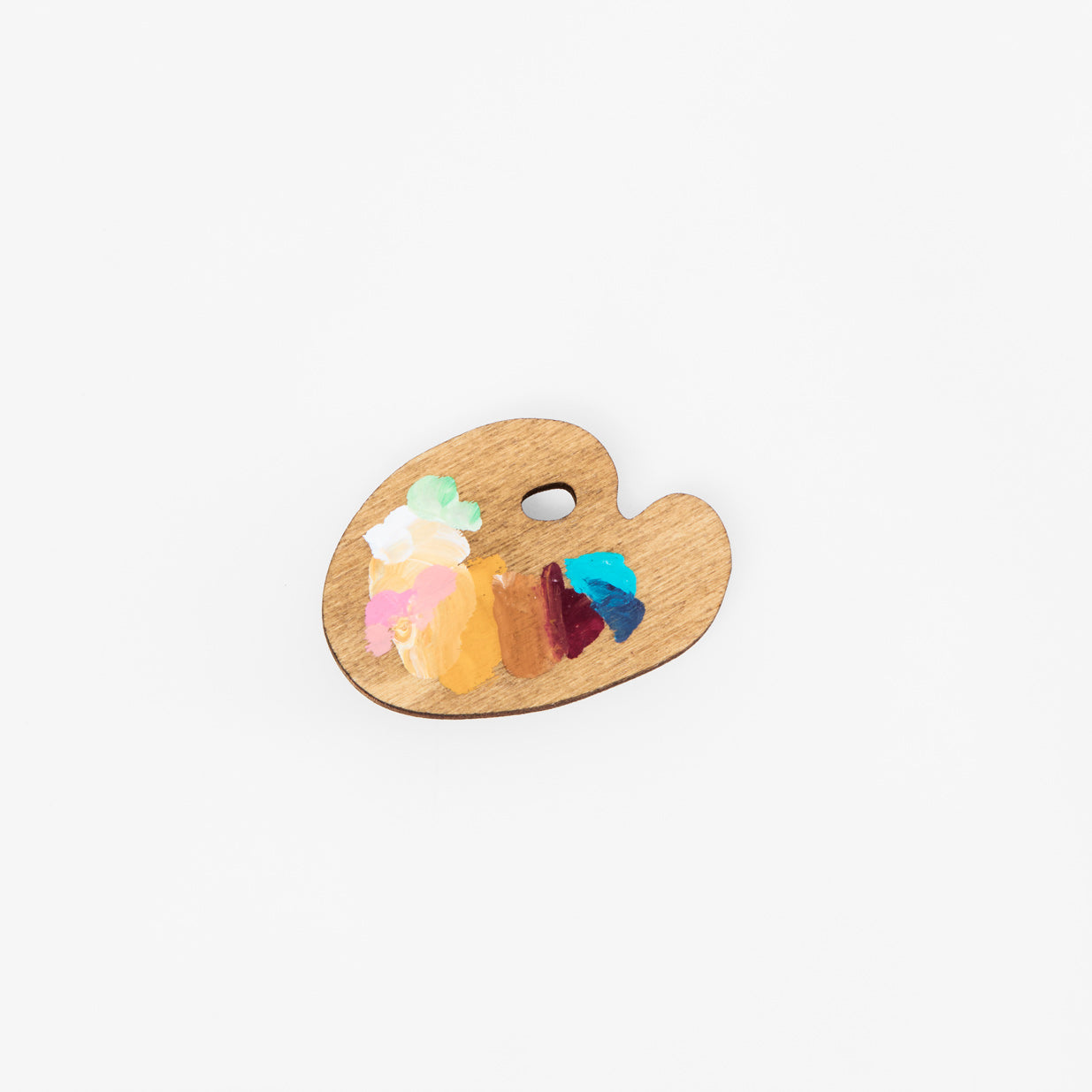 Kate Rowland x Kettle's Yard Paint Palette Brooch