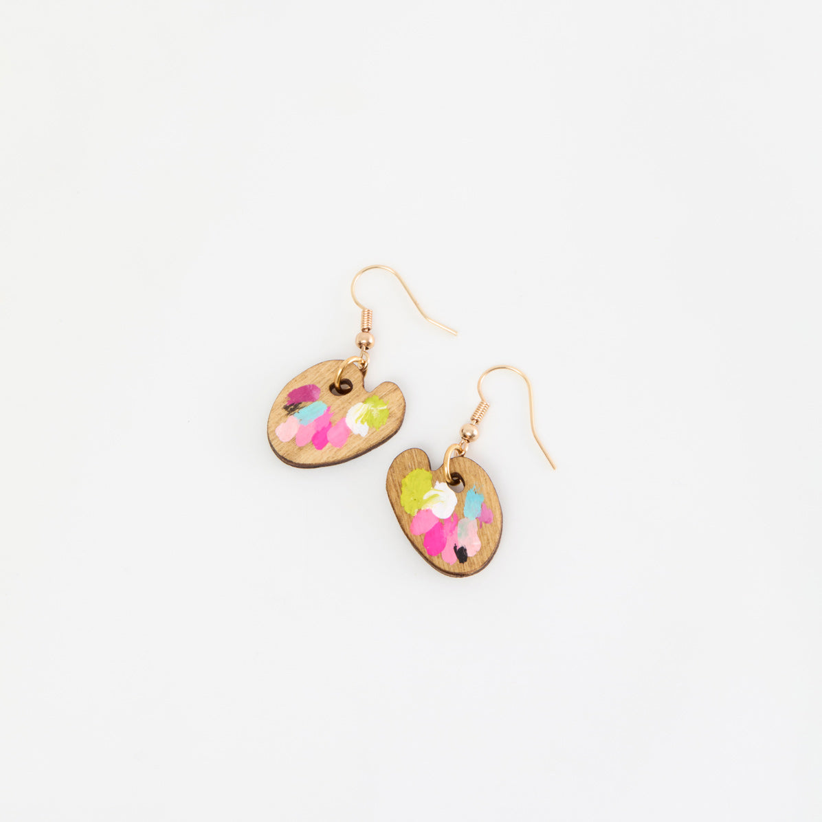 Kate Rowland x Kettle's Yard Paint Palette Drop Earrings