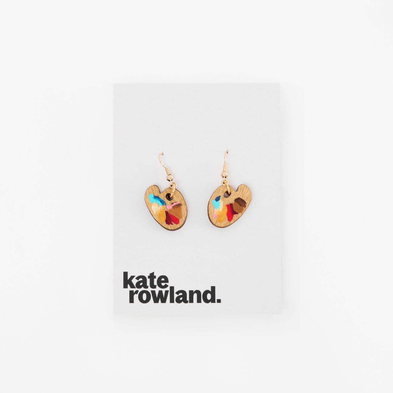 Kate Rowland x Kettle's Yard Paint Palette Drop Earrings