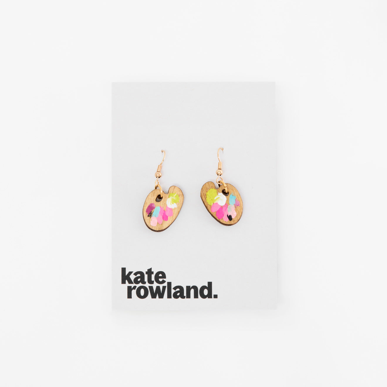 Kate Rowland x Kettle's Yard Paint Palette Drop Earrings