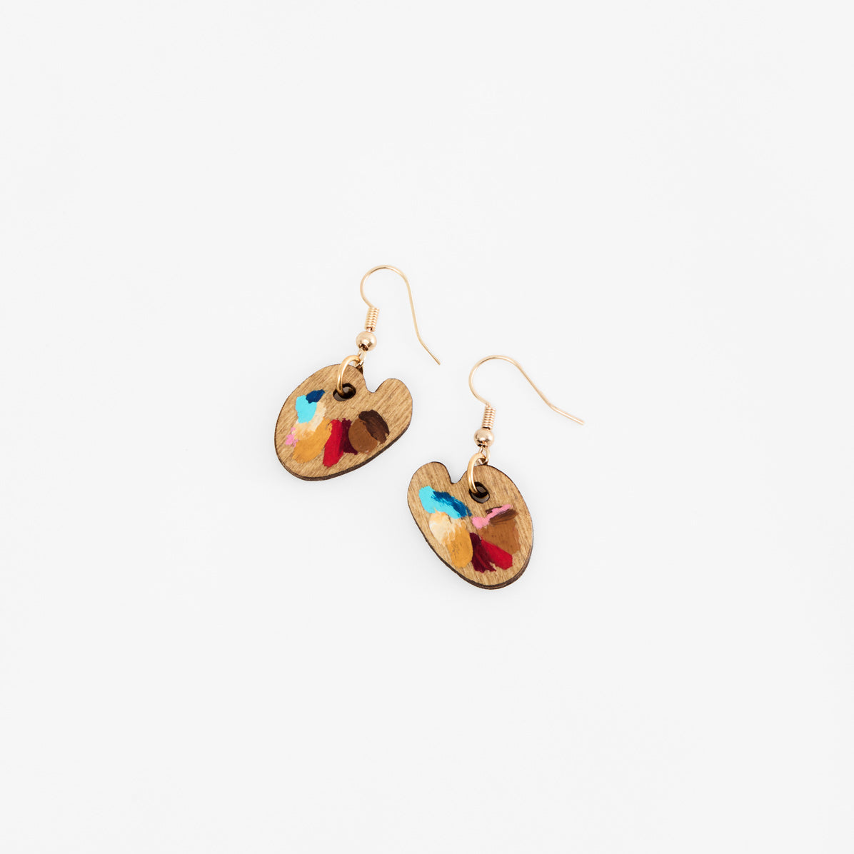 Kate Rowland x Kettle's Yard Paint Palette Drop Earrings